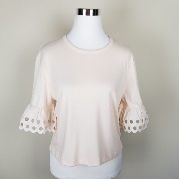 SEE by CHOLE Eyelet Sleeve Shirt - Picture 3 of 7